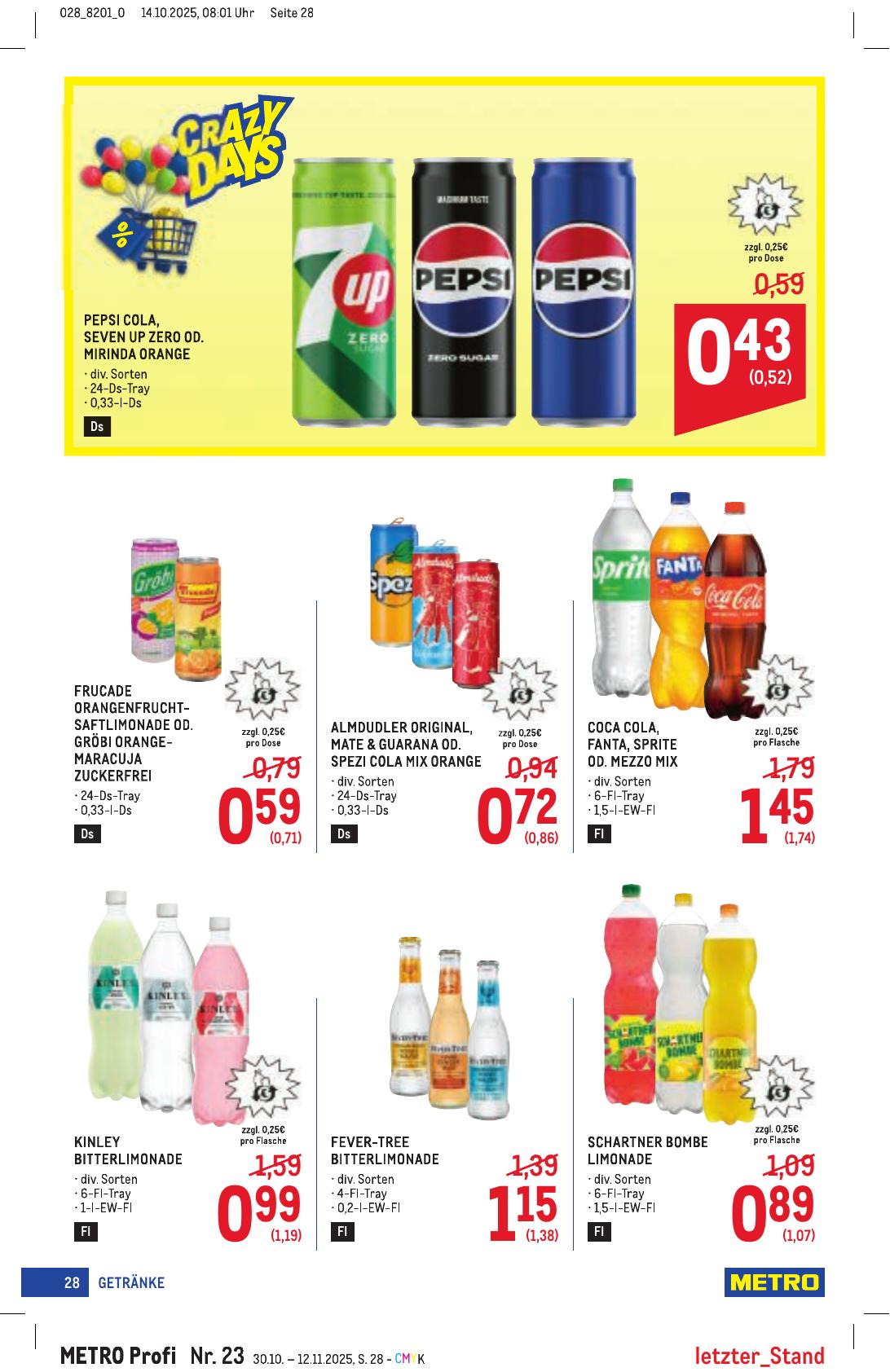 Metro Profi flyer page