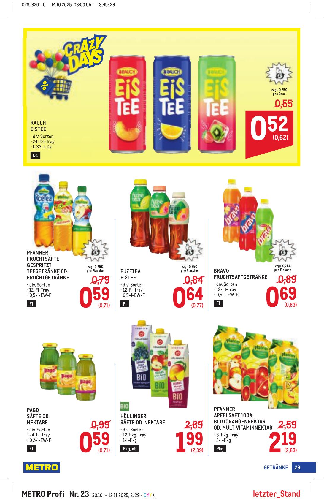 Metro Profi flyer page