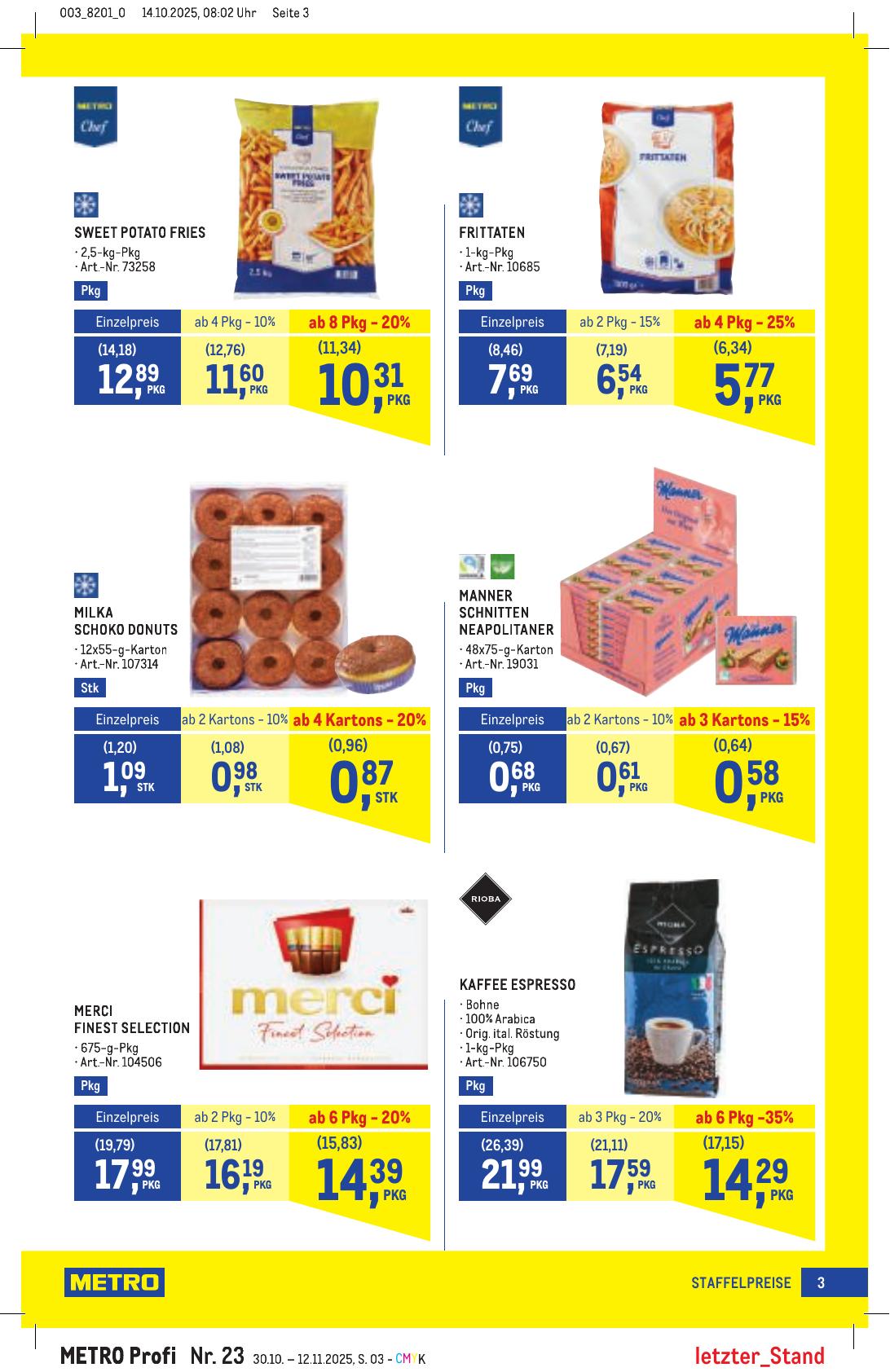 Metro Profi flyer page