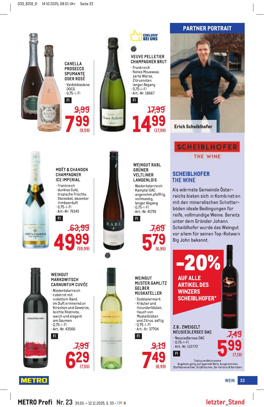 Metro Profi flyer page