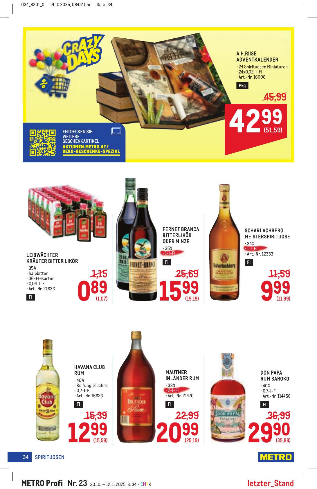 Metro Profi flyer page