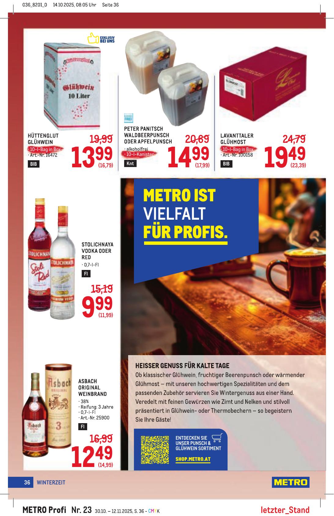 Metro Profi flyer page