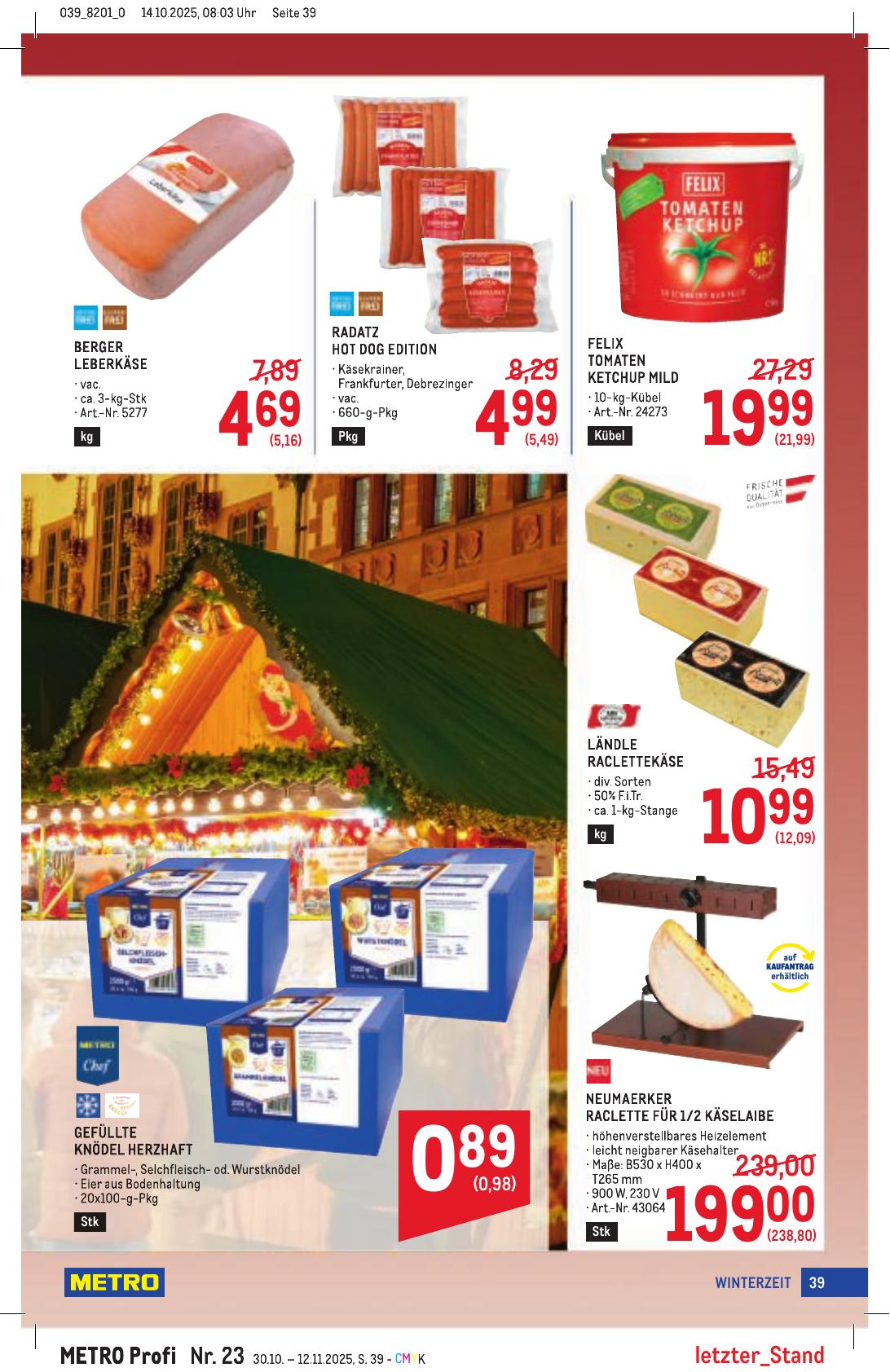 Metro Profi flyer page