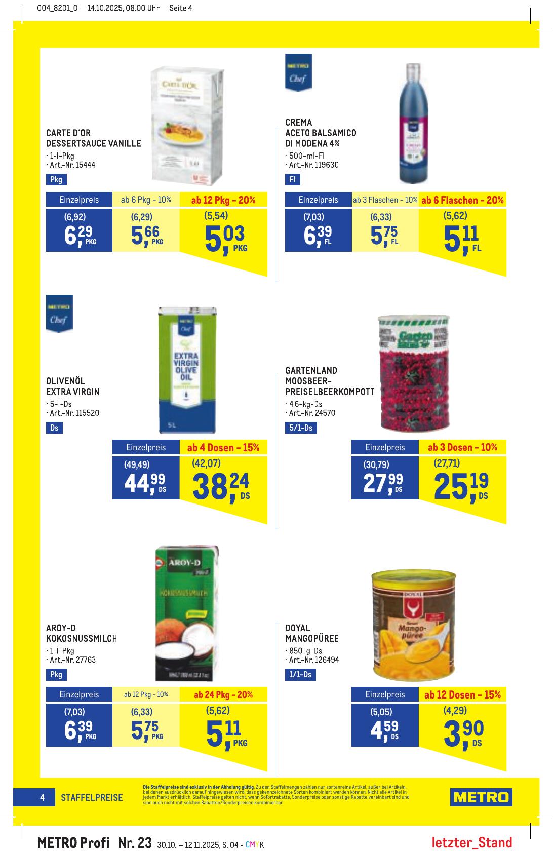 Metro Profi flyer page