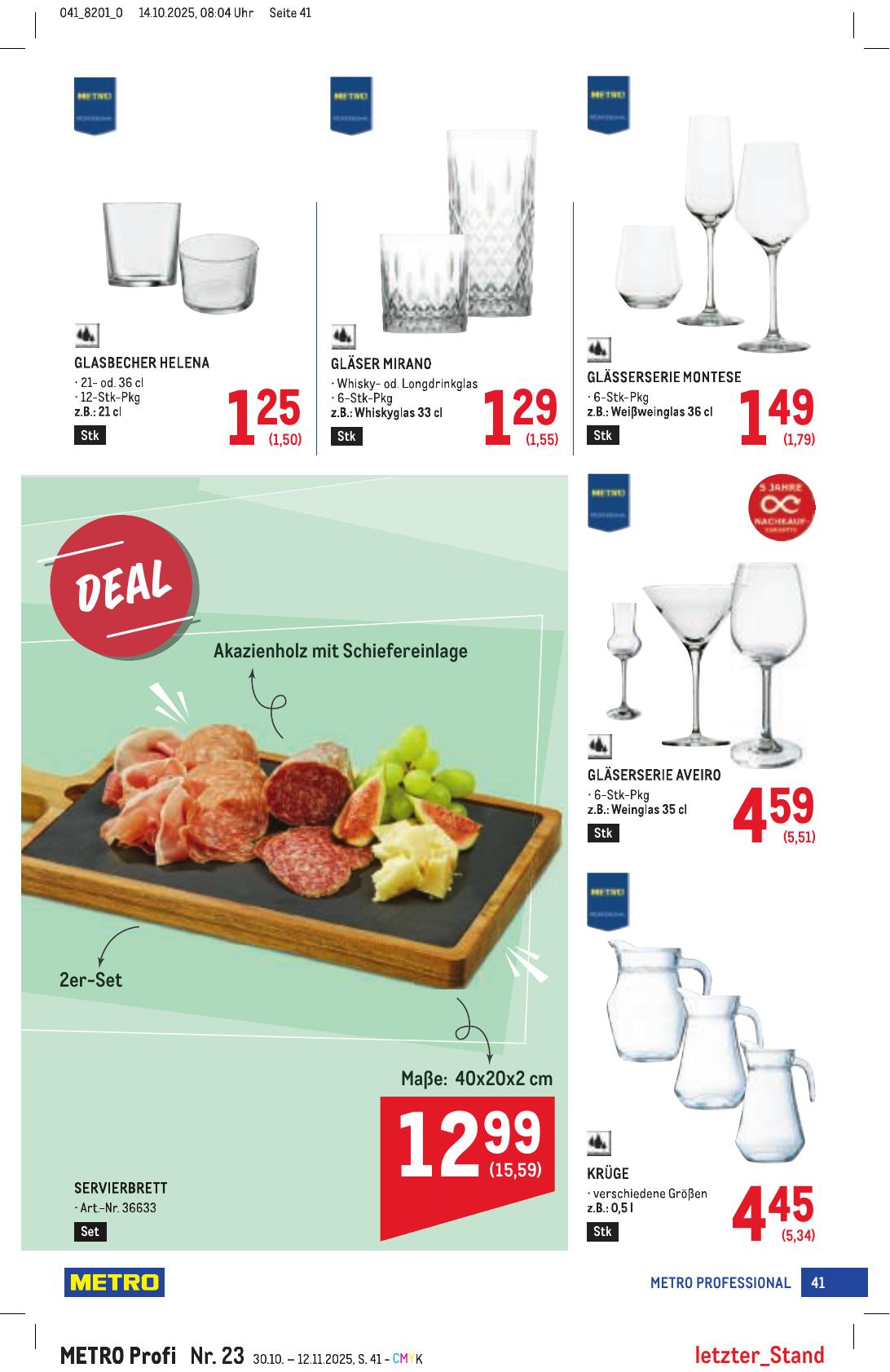 Metro Profi flyer page