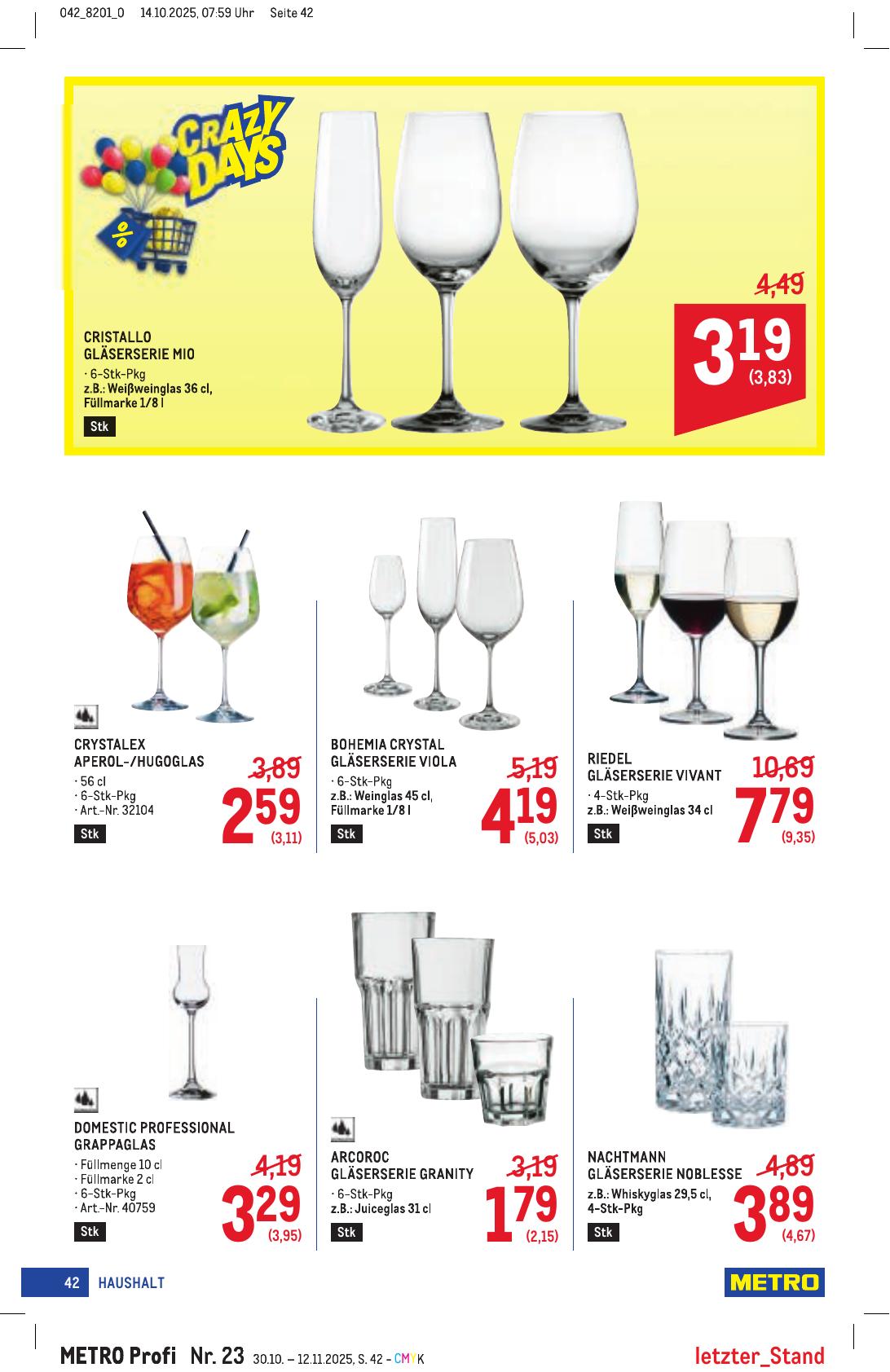 Metro Profi flyer page