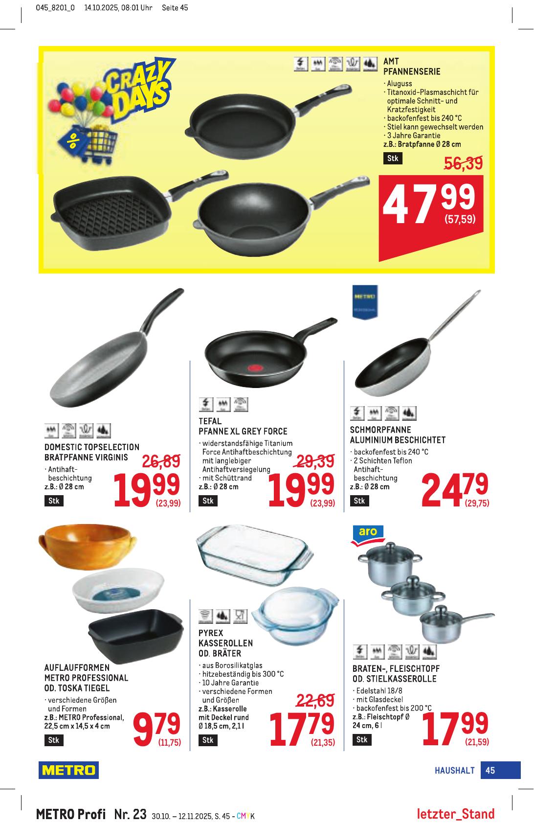 Metro Profi flyer page