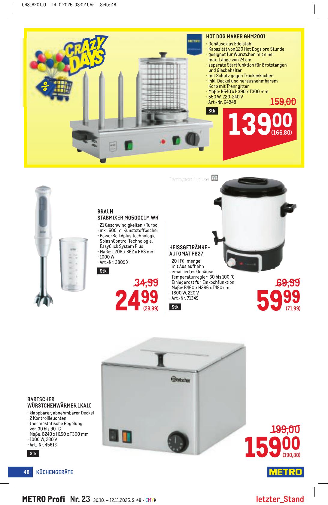 Metro Profi flyer page