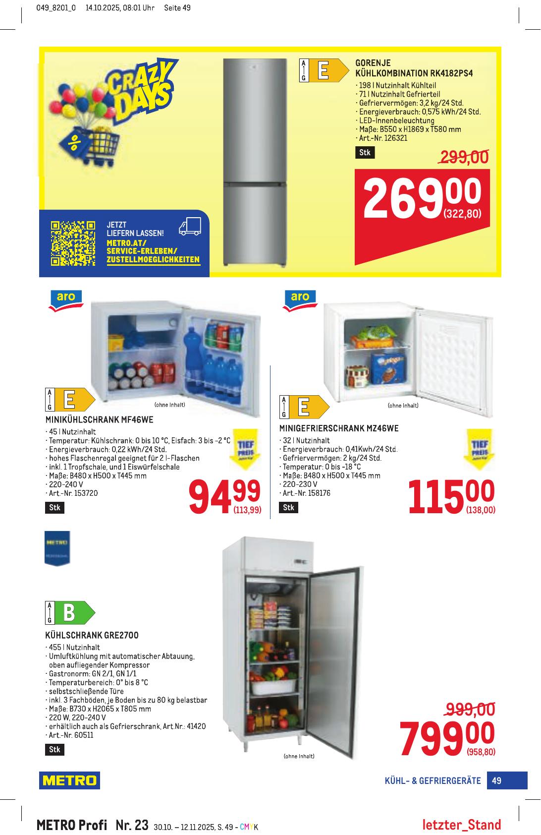 Metro Profi flyer page