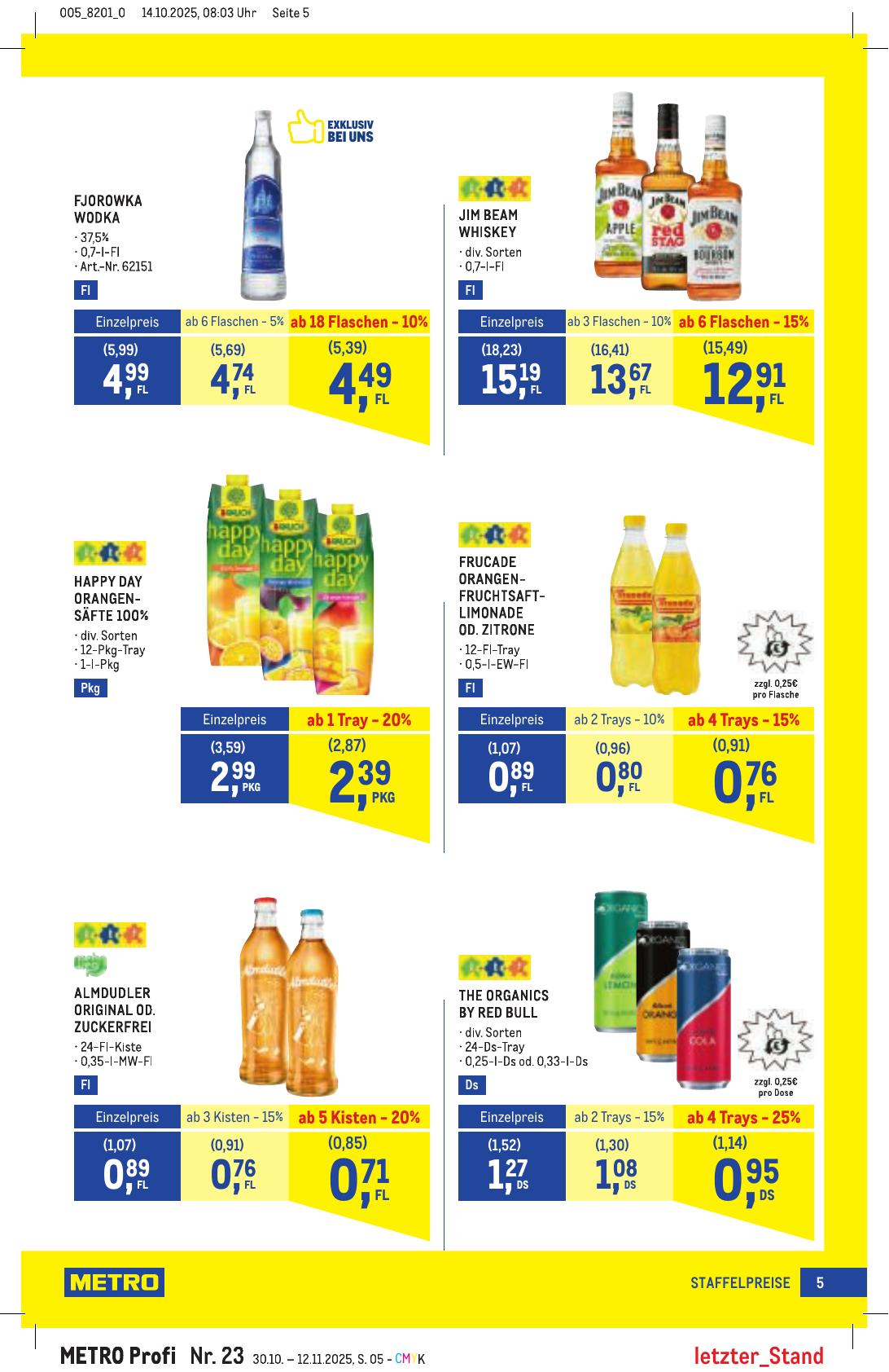 Metro Profi flyer page