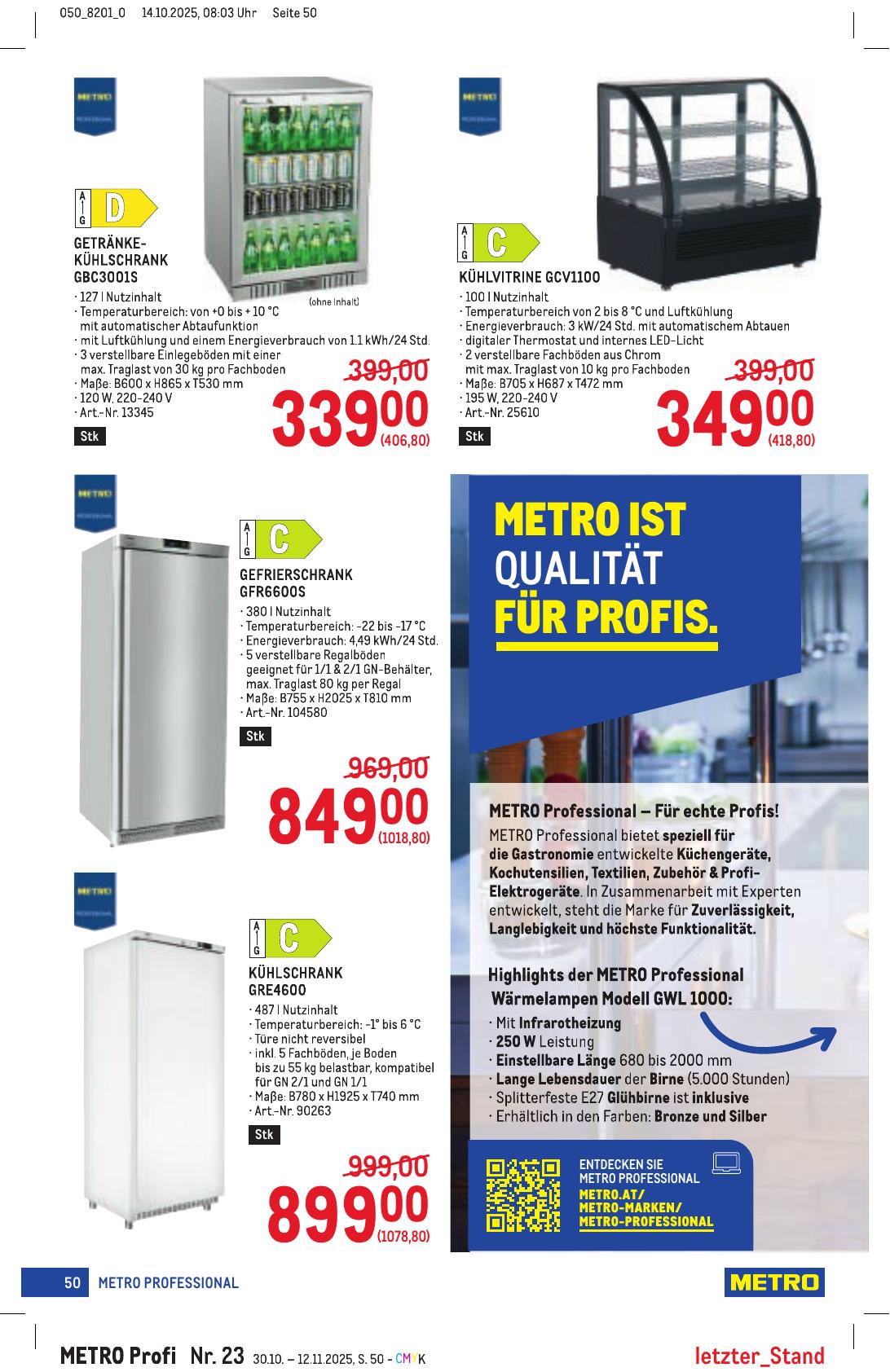 Metro Profi flyer page
