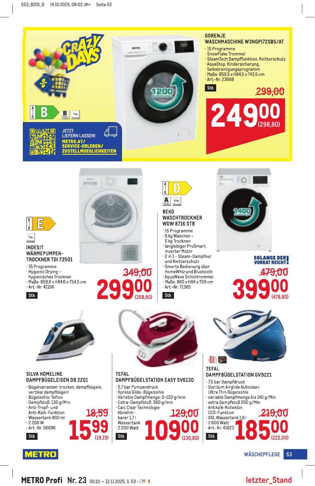 Metro Profi flyer page