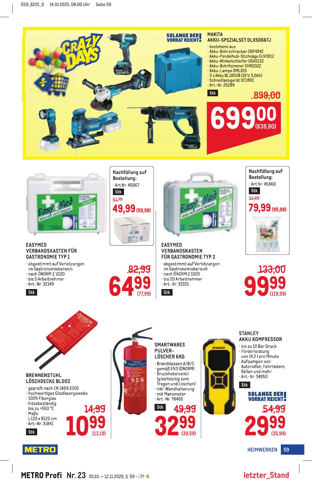 Metro Profi flyer page