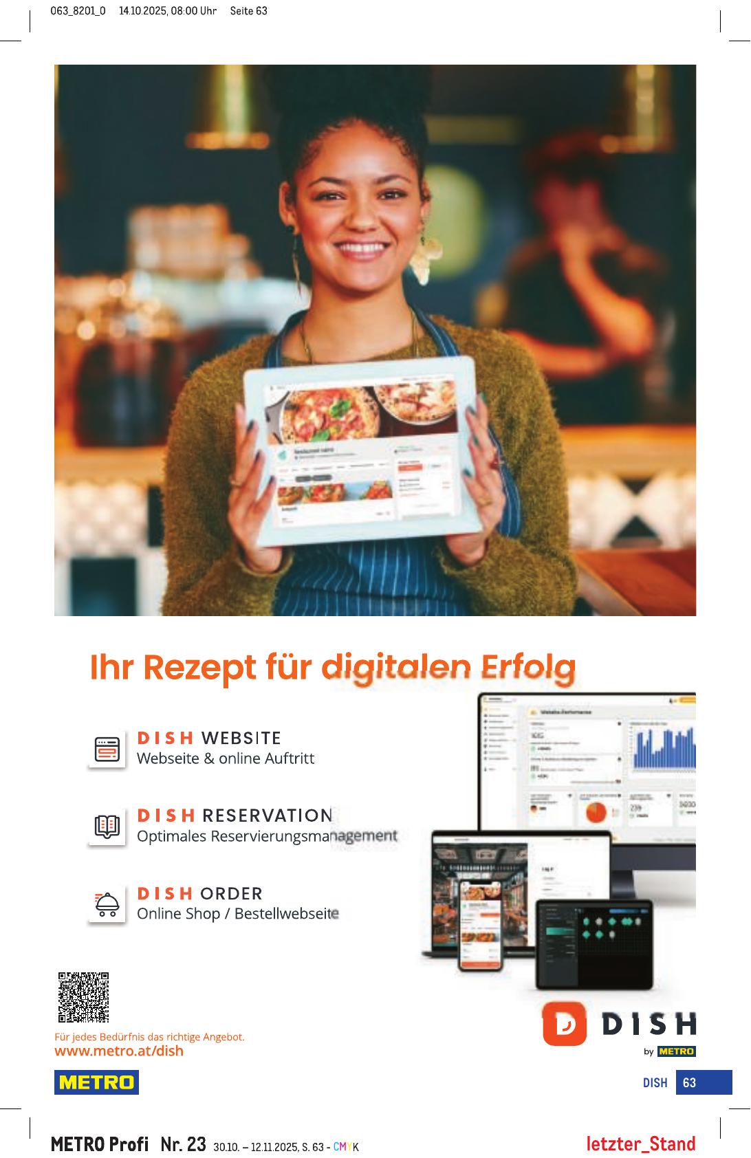 Metro Profi flyer page