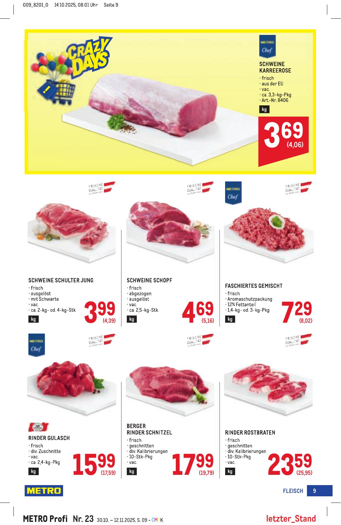 Metro Profi flyer page