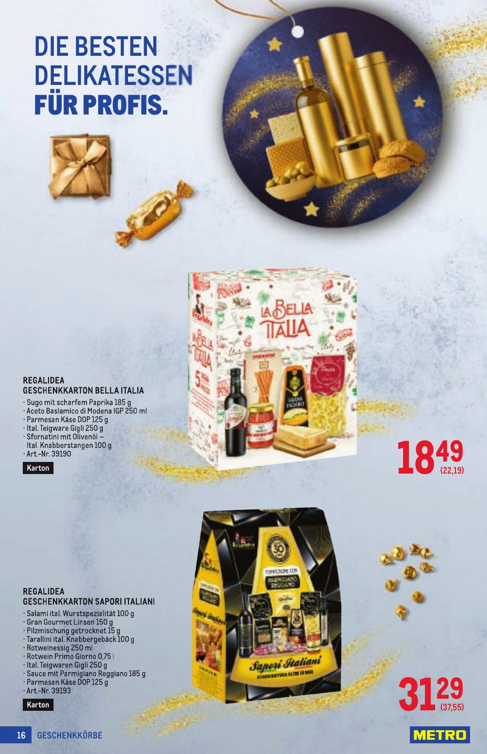 Metro Spezial flyer page