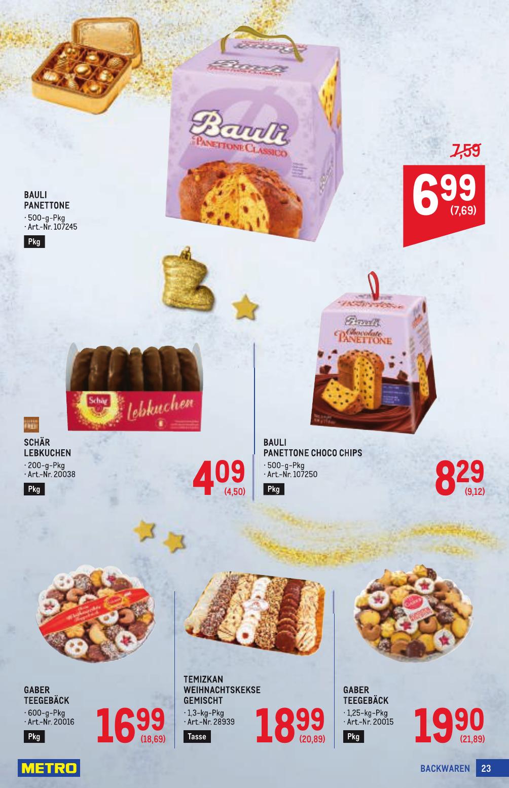 Metro Spezial flyer page