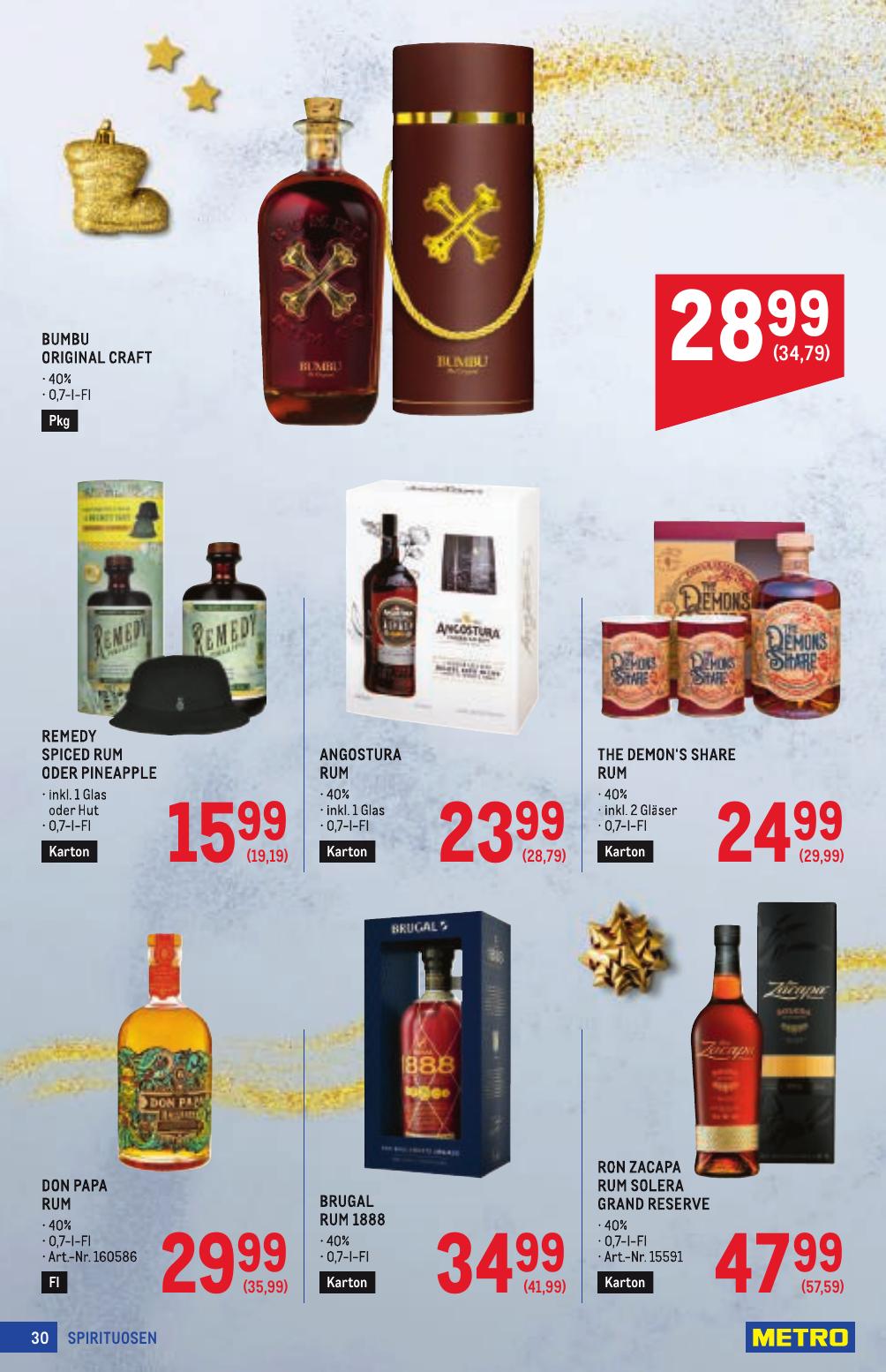 Metro Spezial flyer page