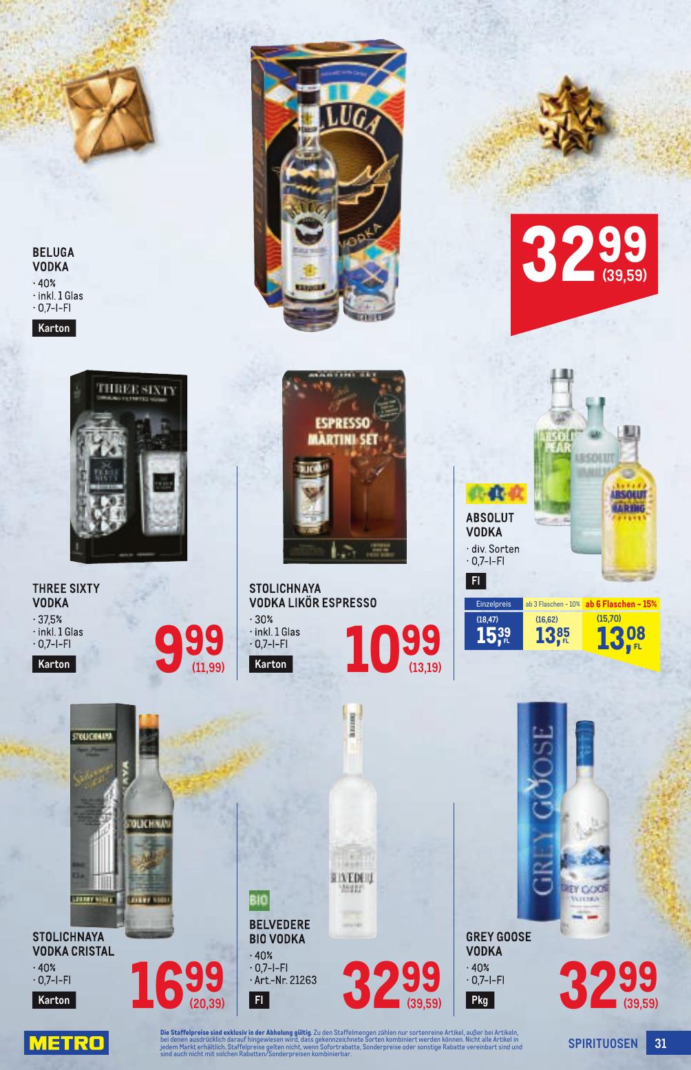 Metro Spezial flyer page