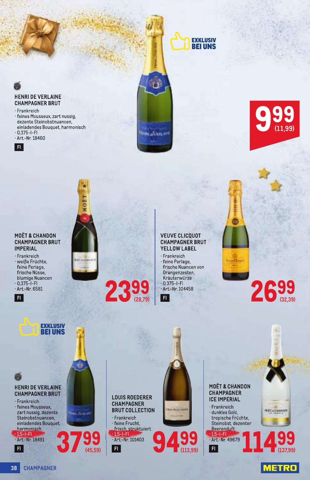 Metro Spezial flyer page