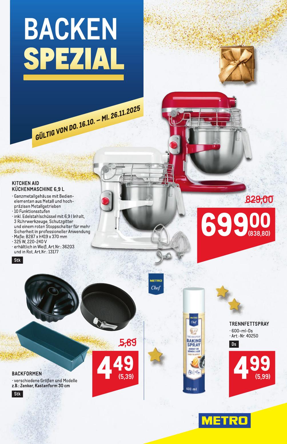 Metro Spezial flyer page