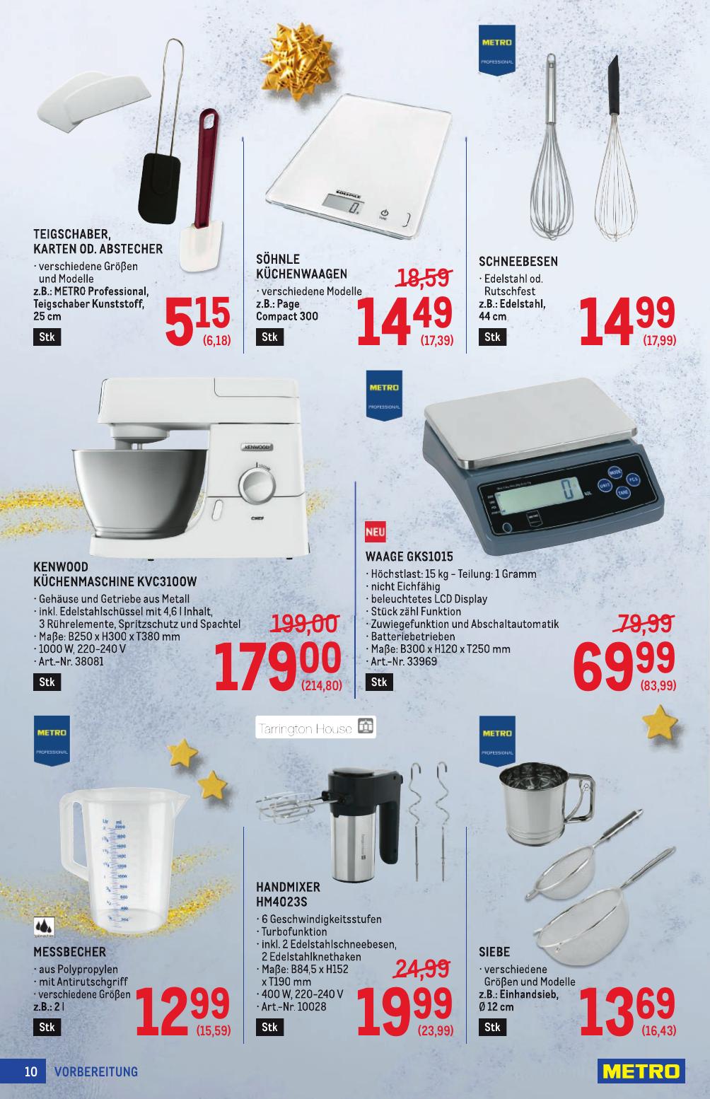 Metro Spezial flyer page