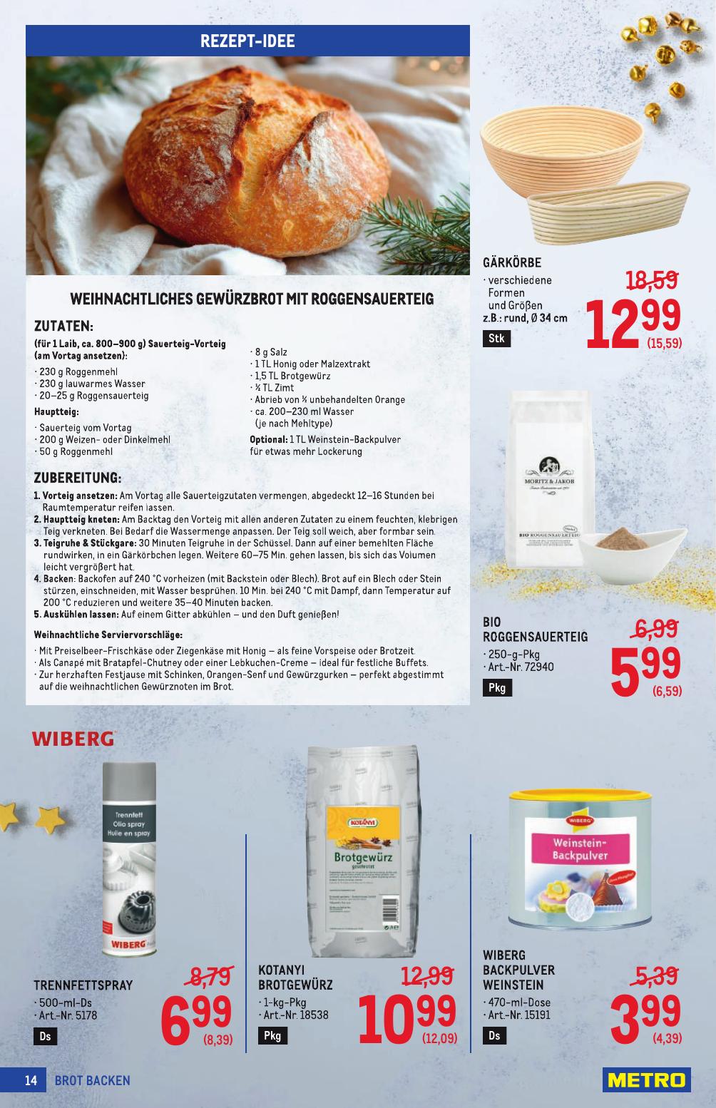 Metro Spezial flyer page