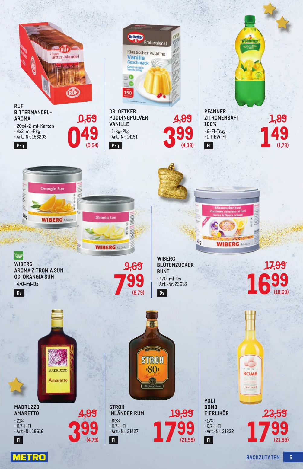 Metro Spezial flyer page