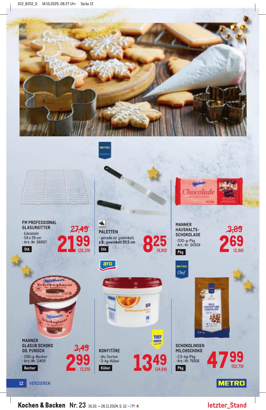 Metro Spezial flyer page