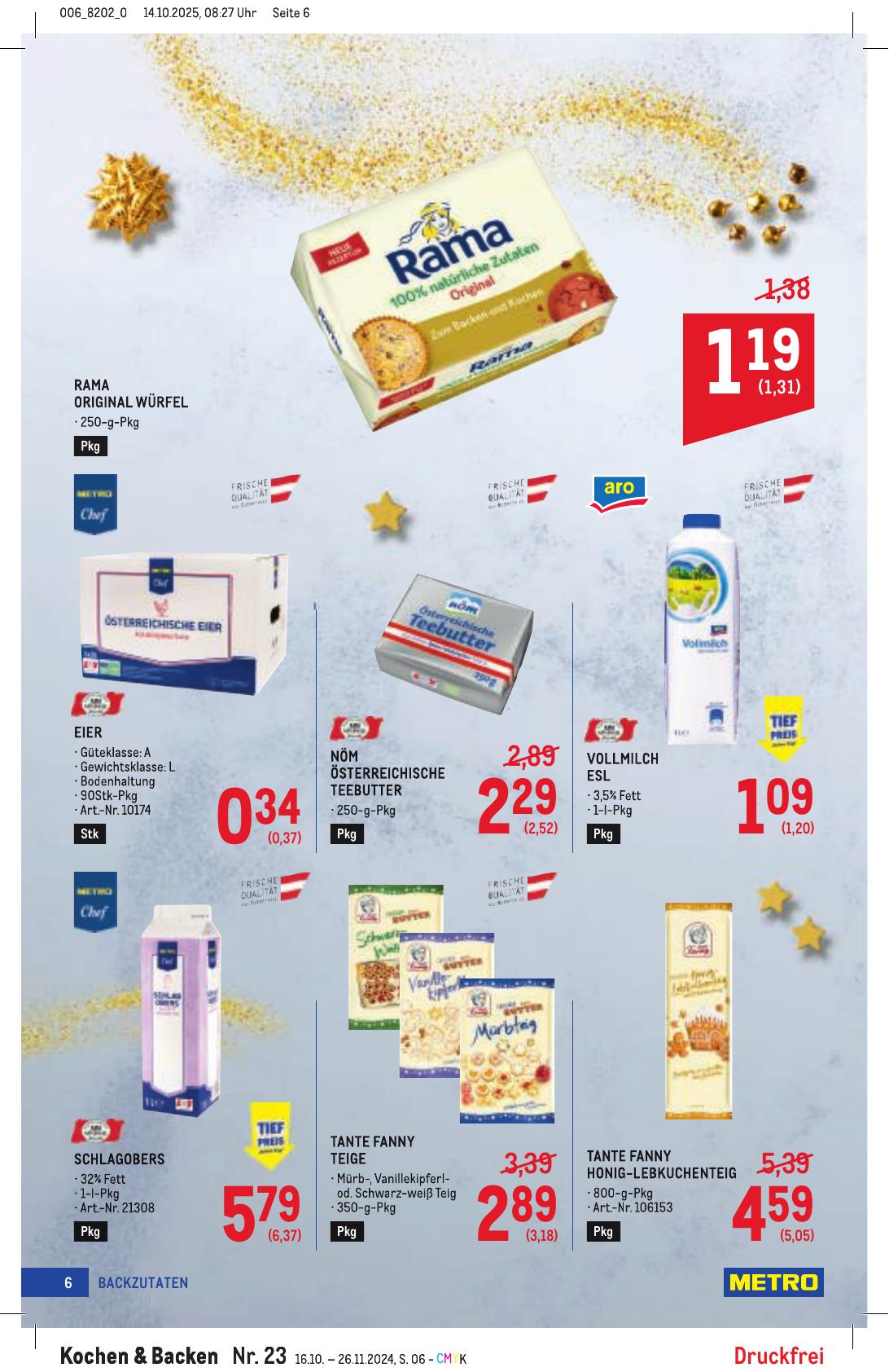 Metro Spezial flyer page