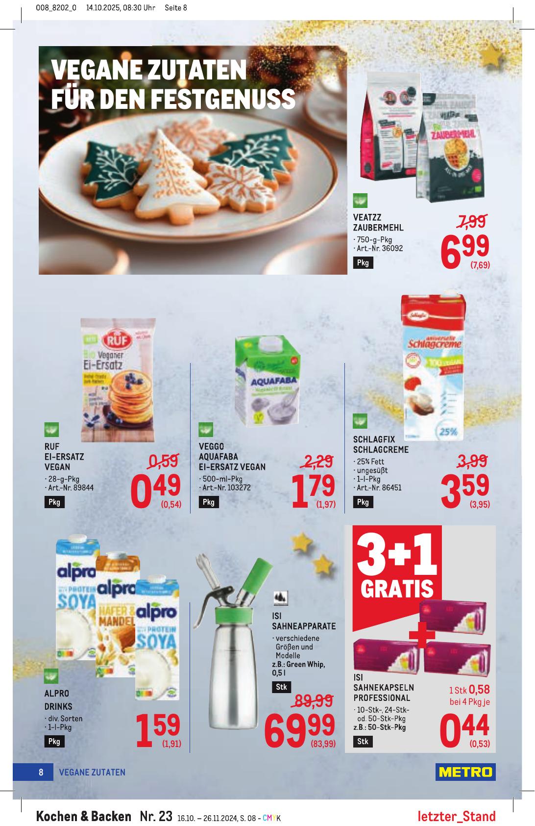 Metro Spezial flyer page