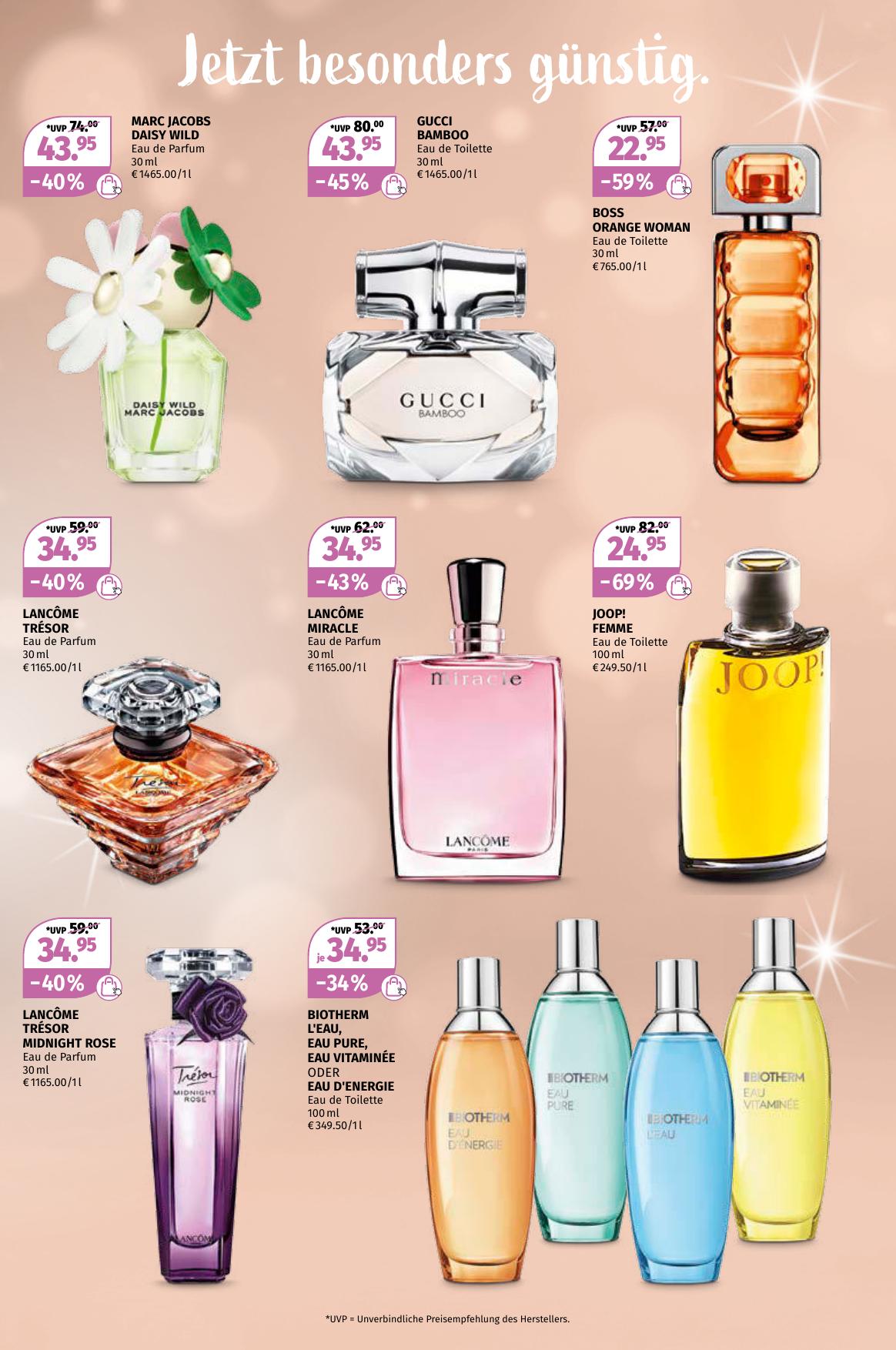 Müller Parfumerie flyer page