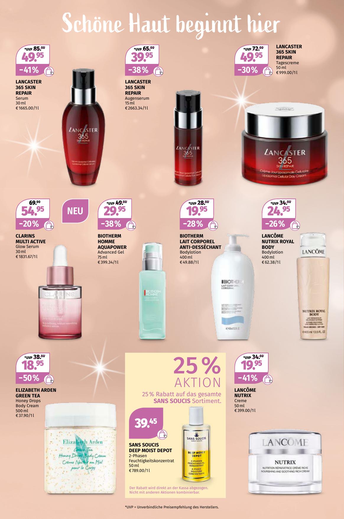 Müller Parfumerie flyer page