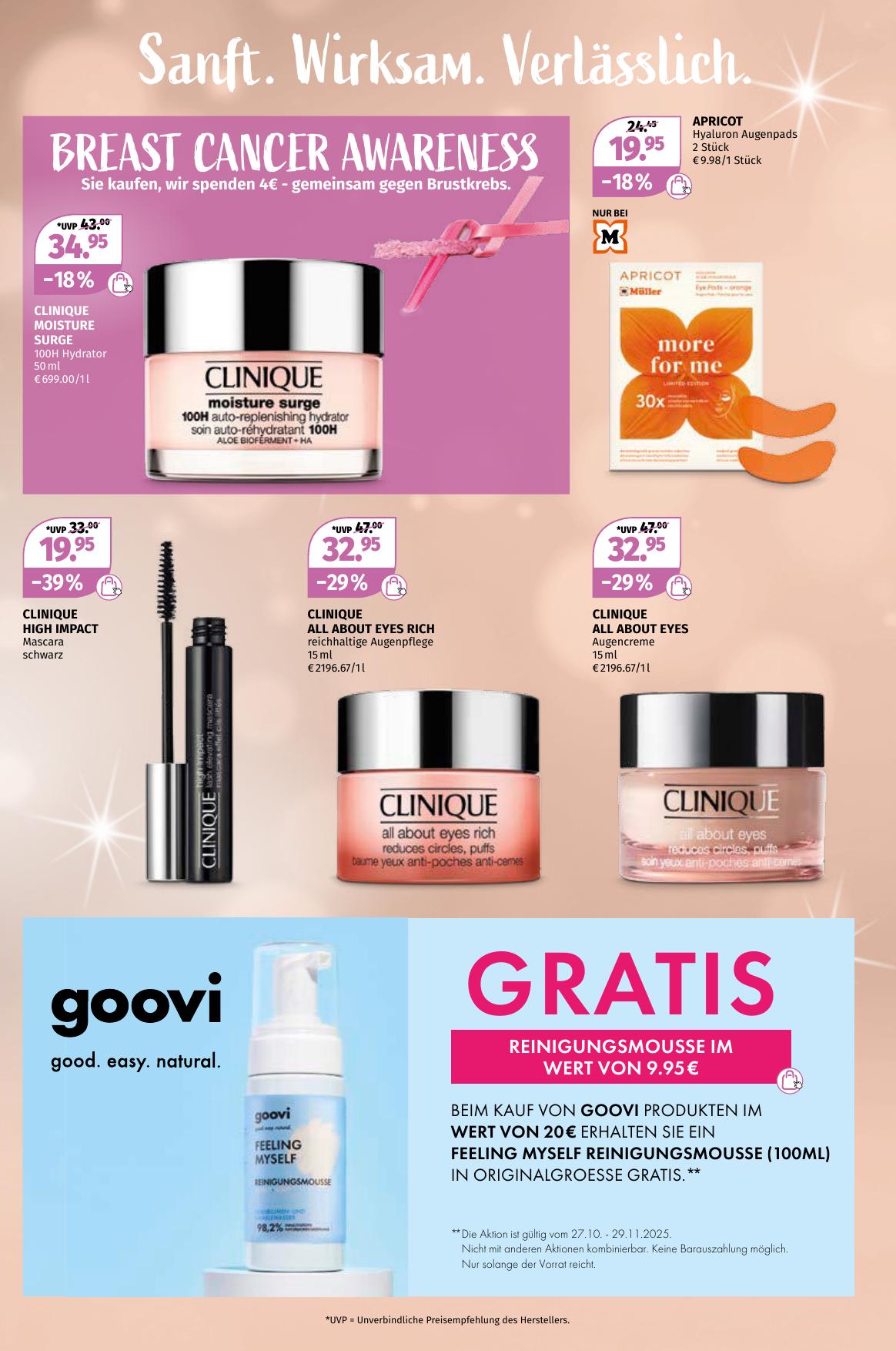 Müller Parfumerie flyer page