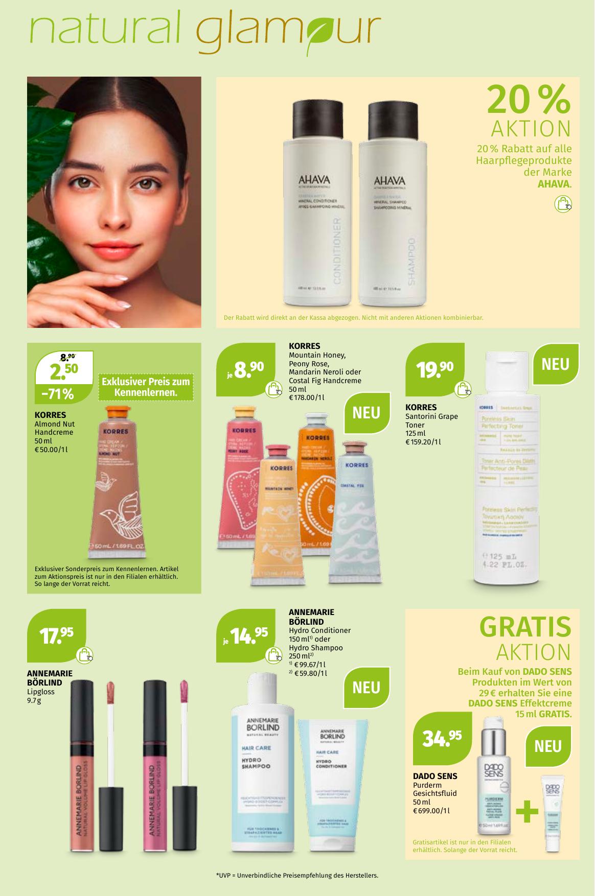 MÃ¼ller Parfumerie flyer page