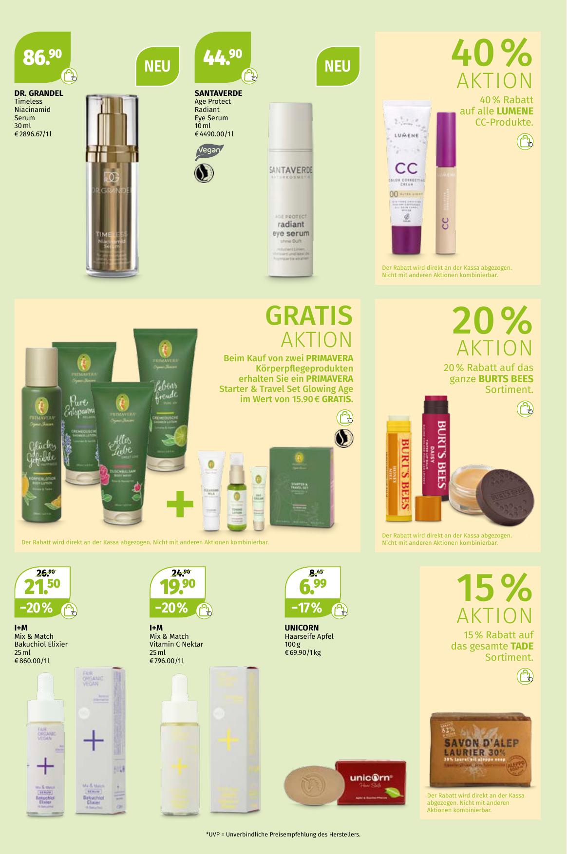 MÃ¼ller Parfumerie flyer page
