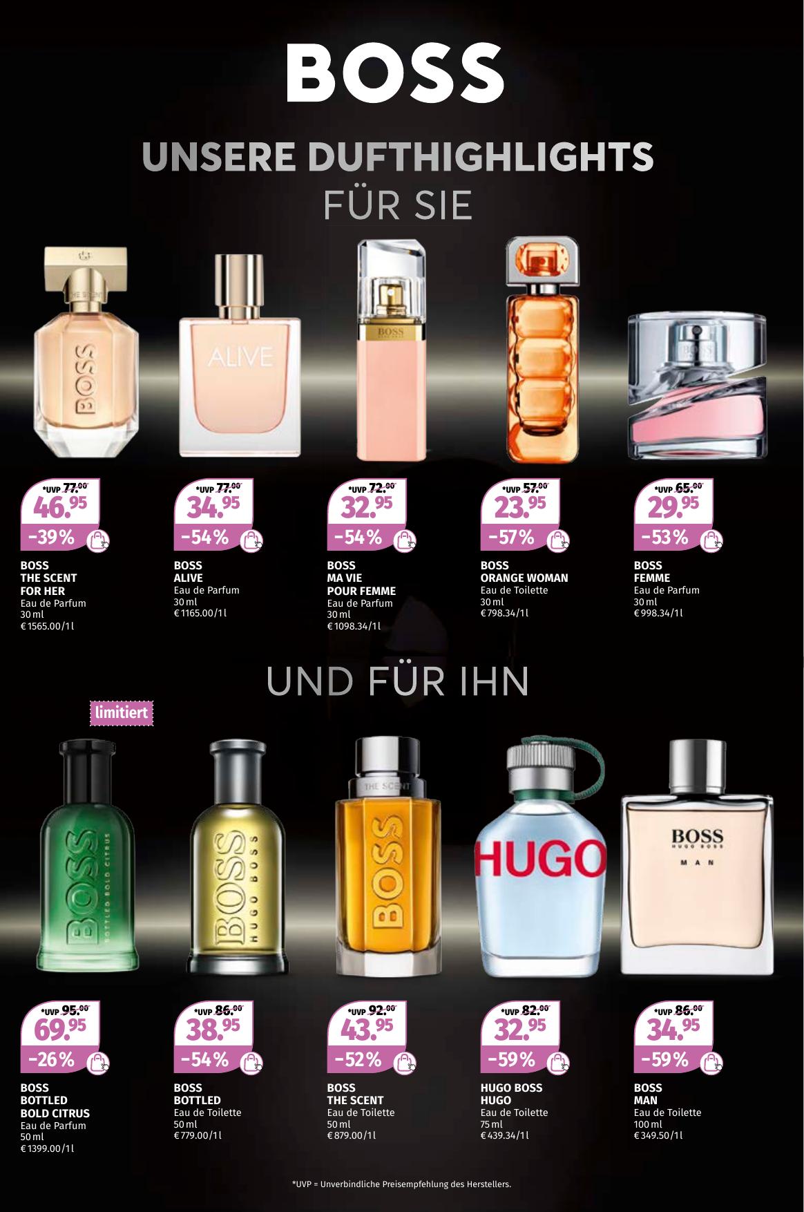 MÃ¼ller Parfumerie flyer page