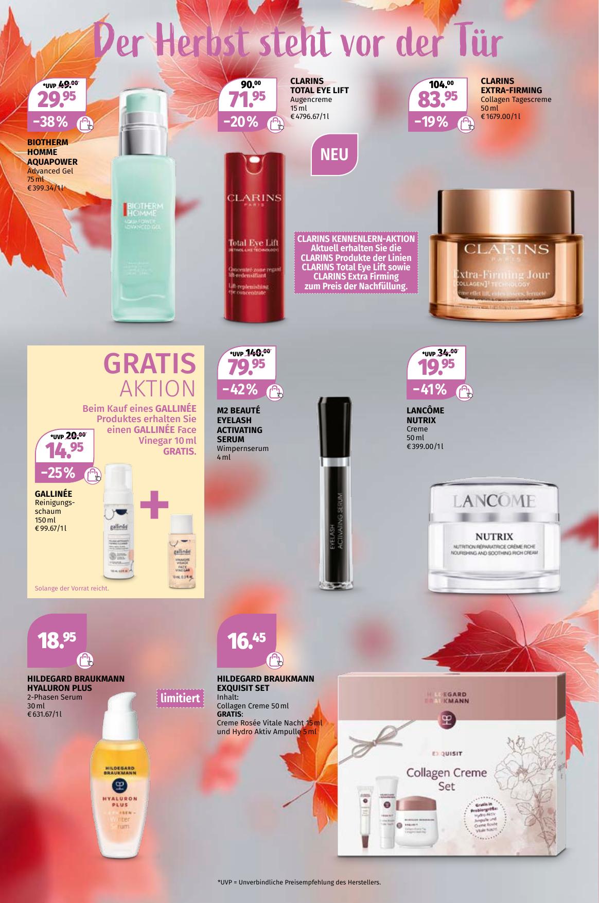 MÃ¼ller Parfumerie flyer page