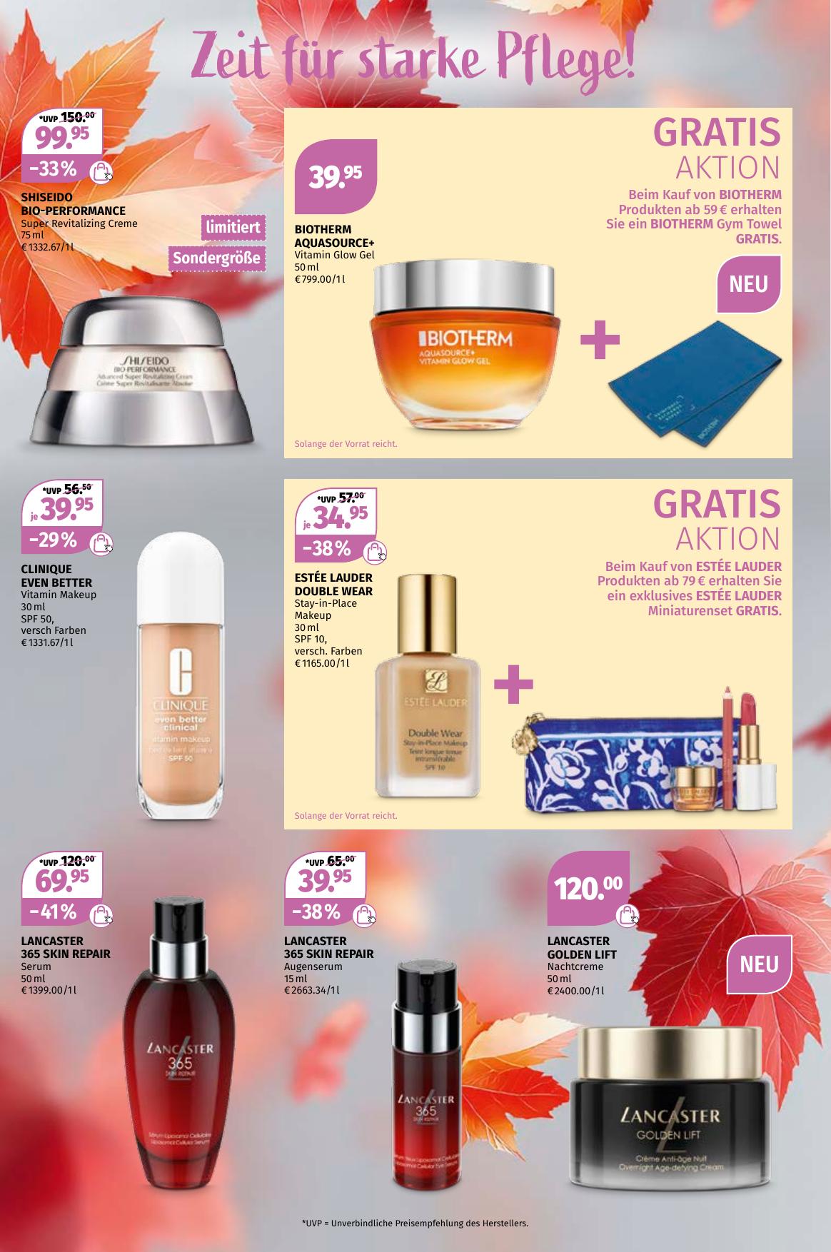 MÃ¼ller Parfumerie flyer page