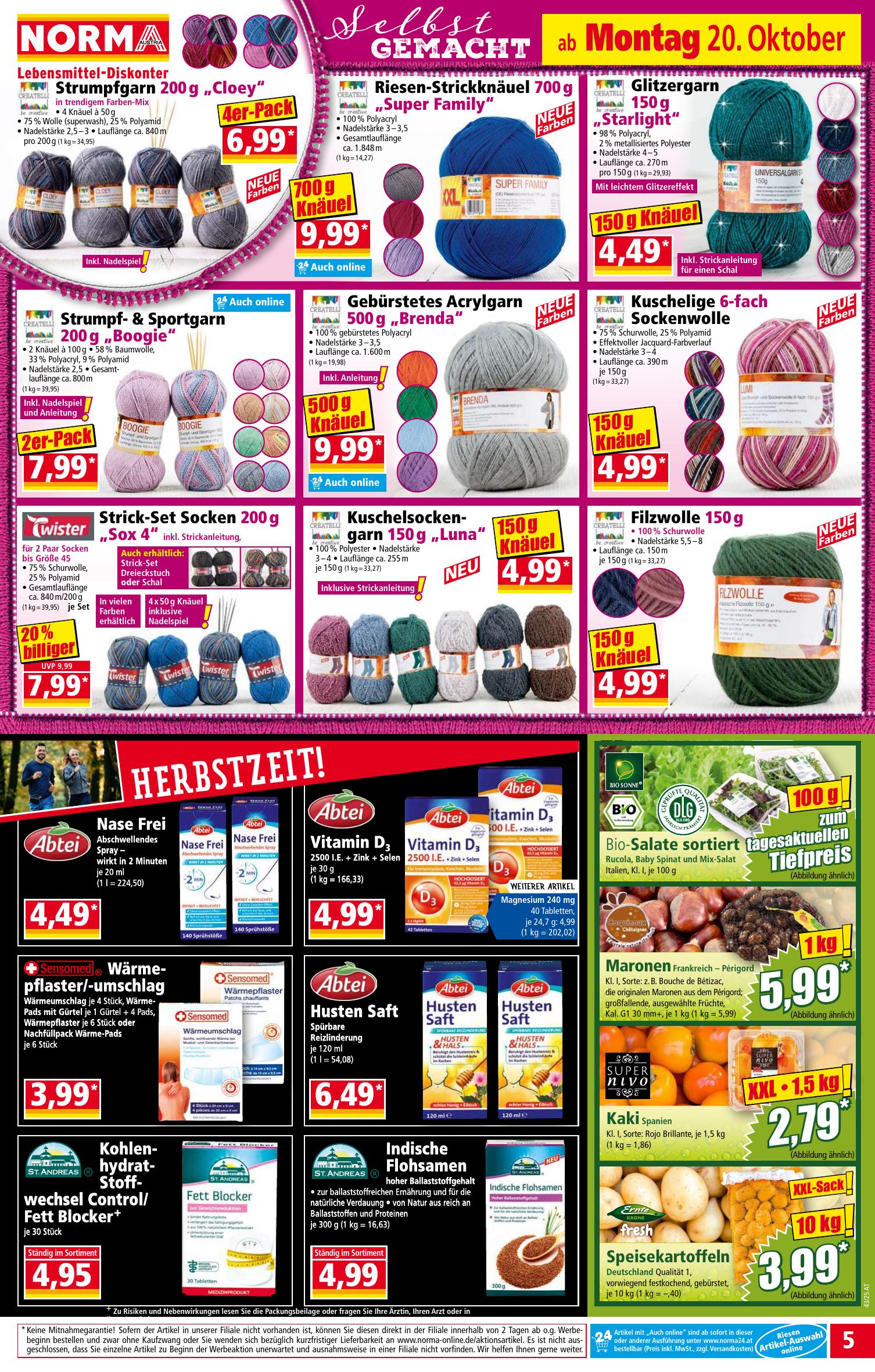 Norma flyer page