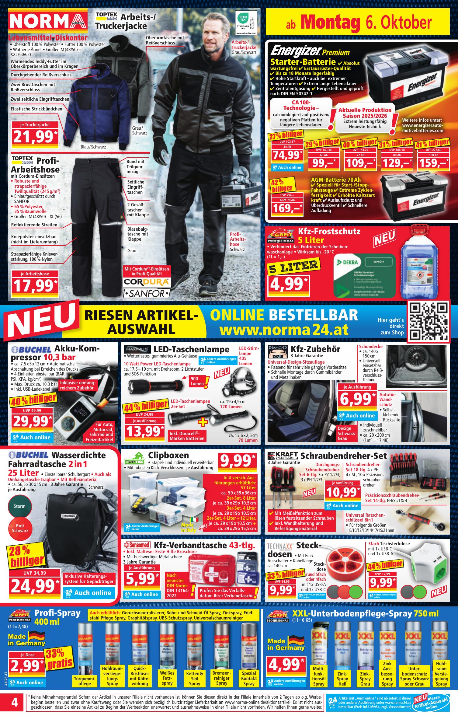 Norma flyer page