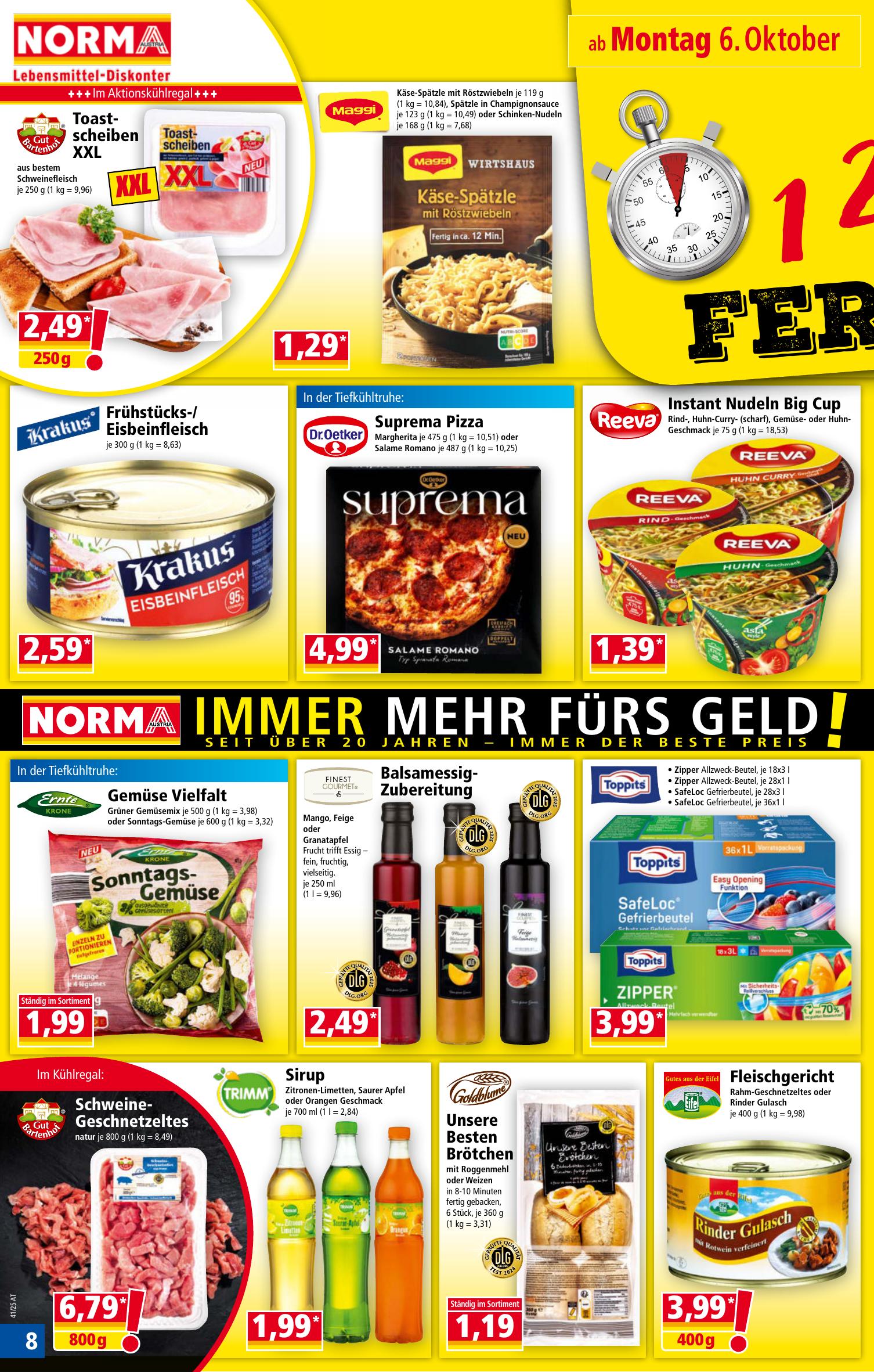 Norma flyer page