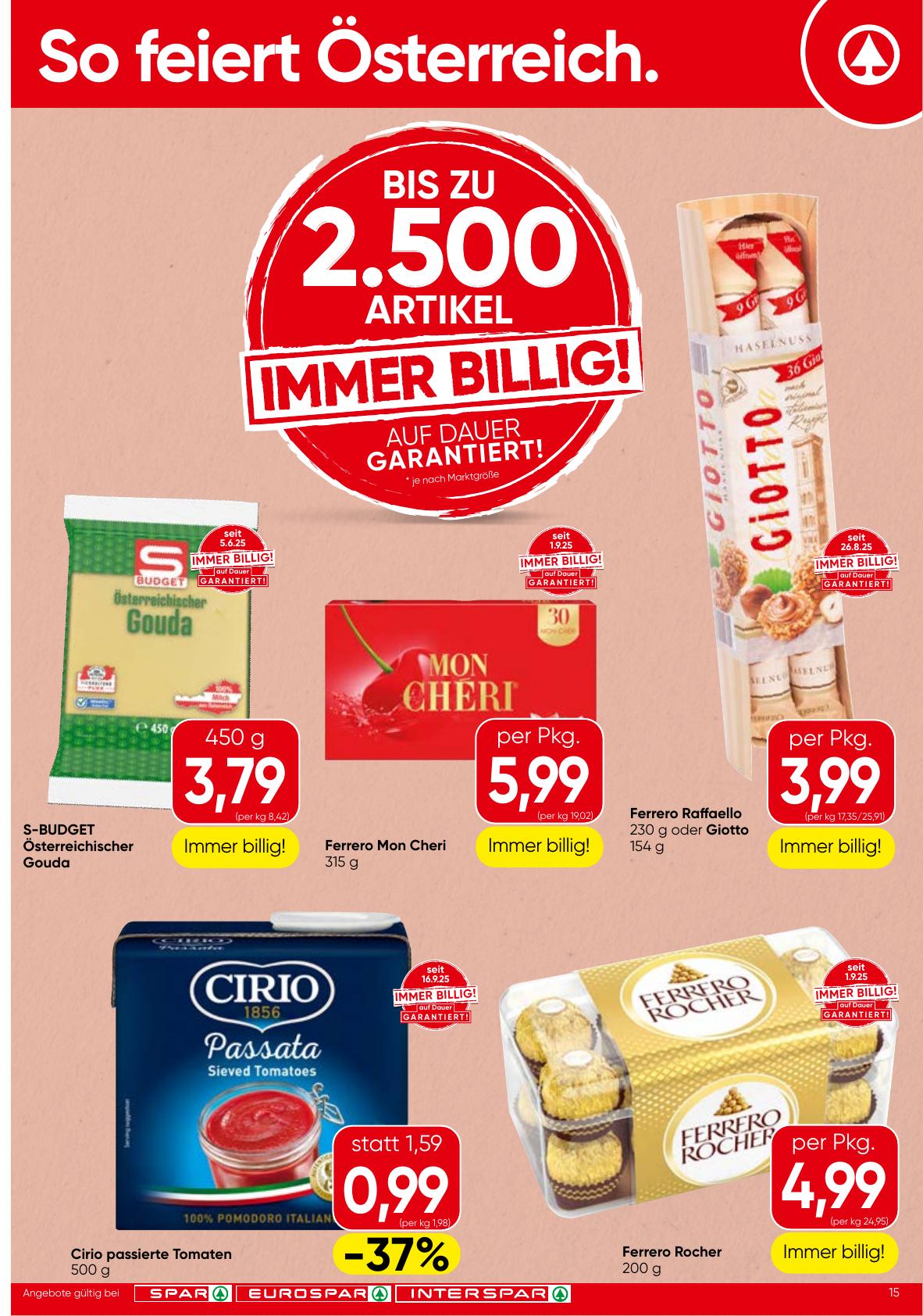 Spar flyer page