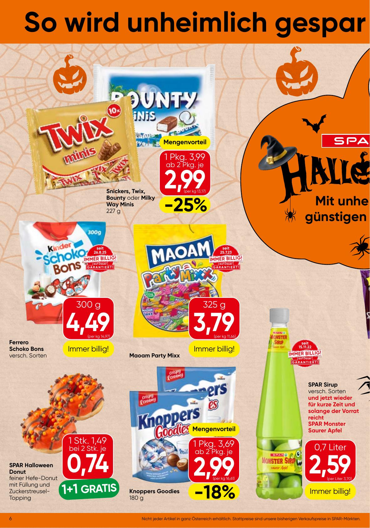 Spar flyer page