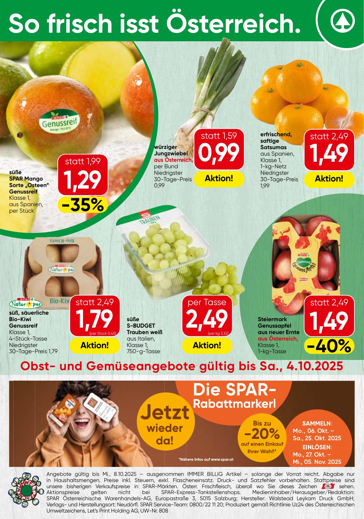 Spar flyer page