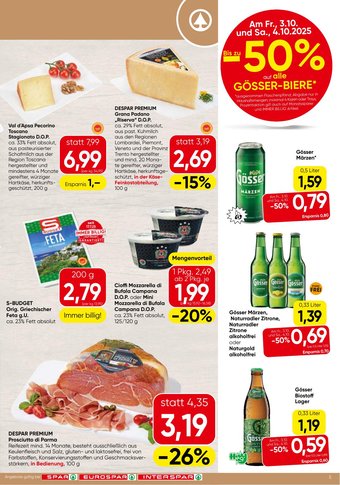 Spar flyer page