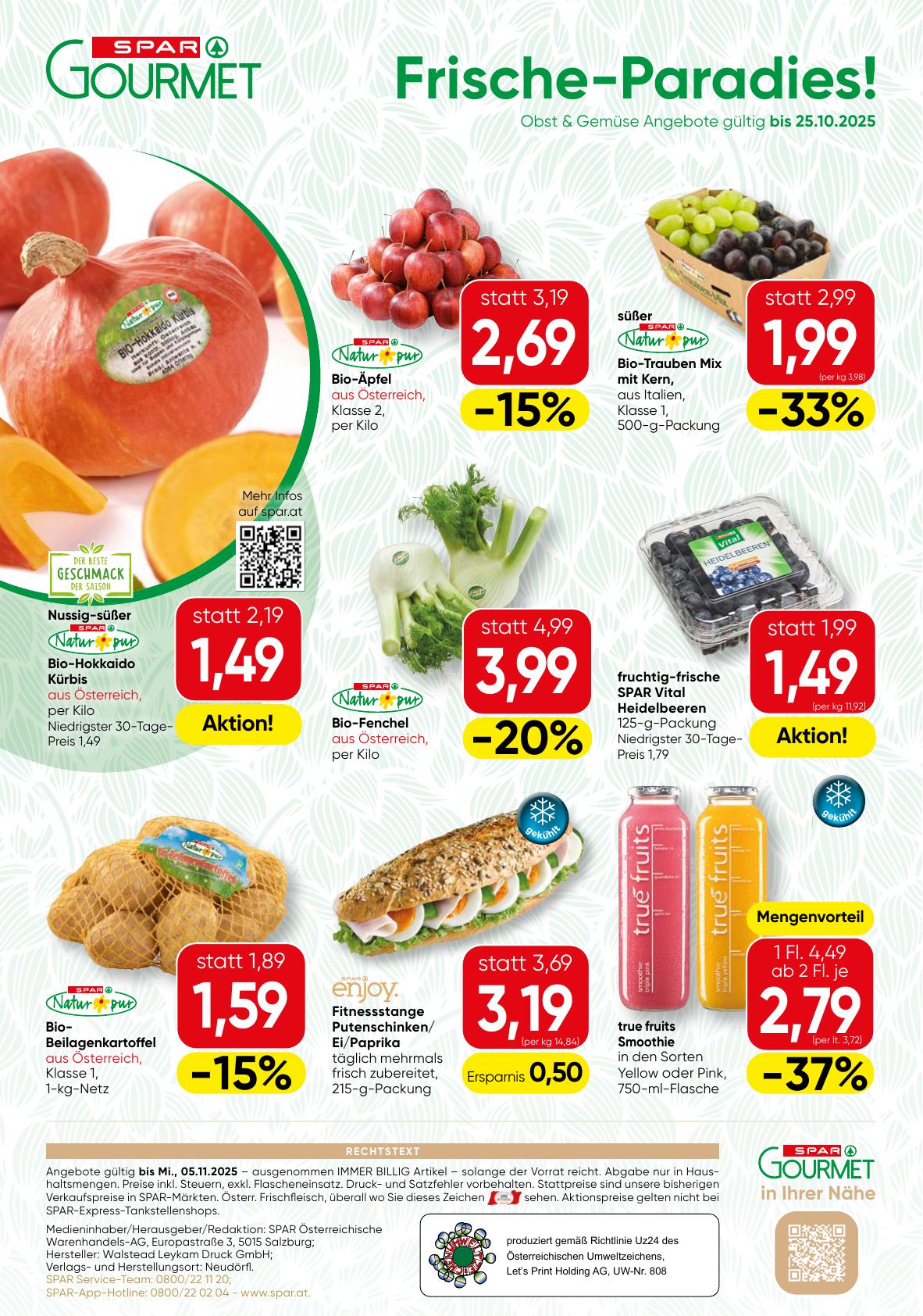 Spar Gourmet flyer page