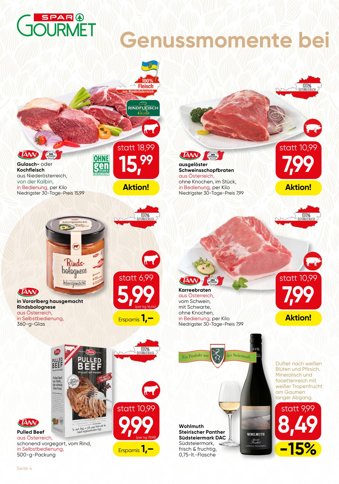 Spar Gourmet flyer page