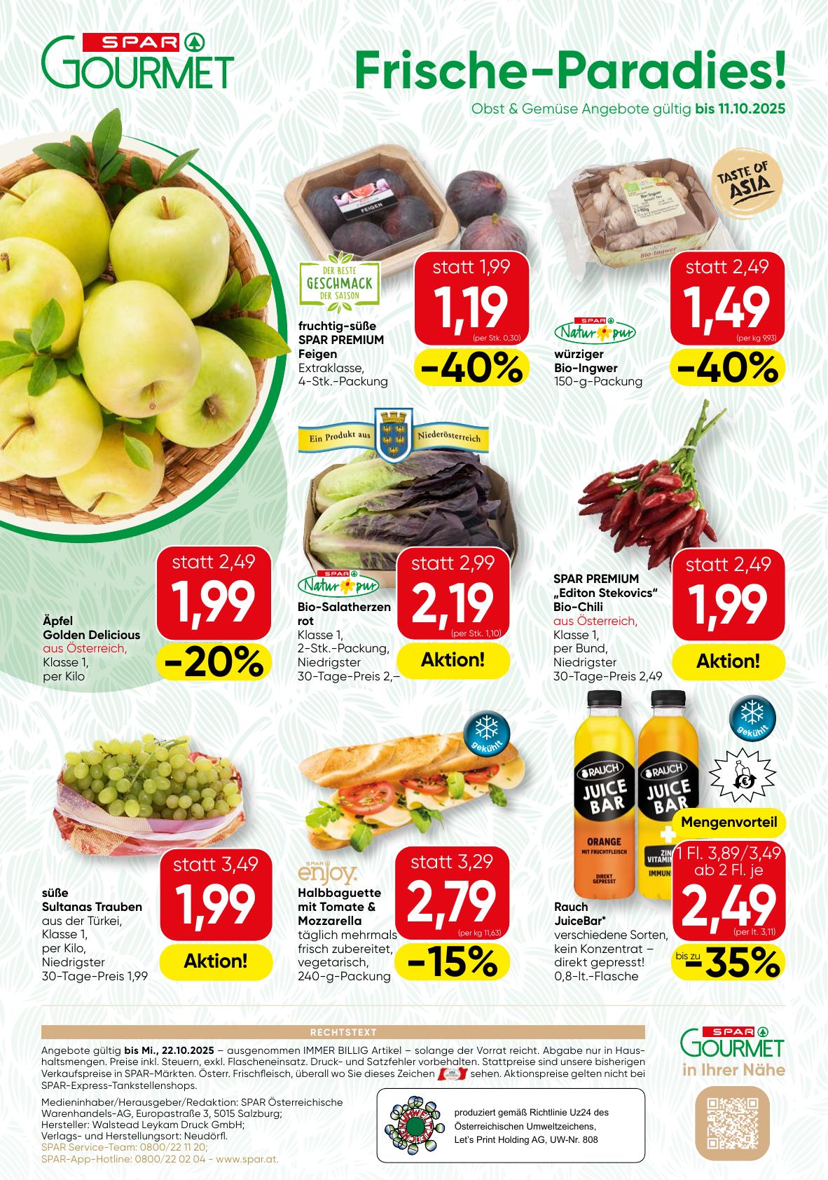 Spar Gourmet flyer page