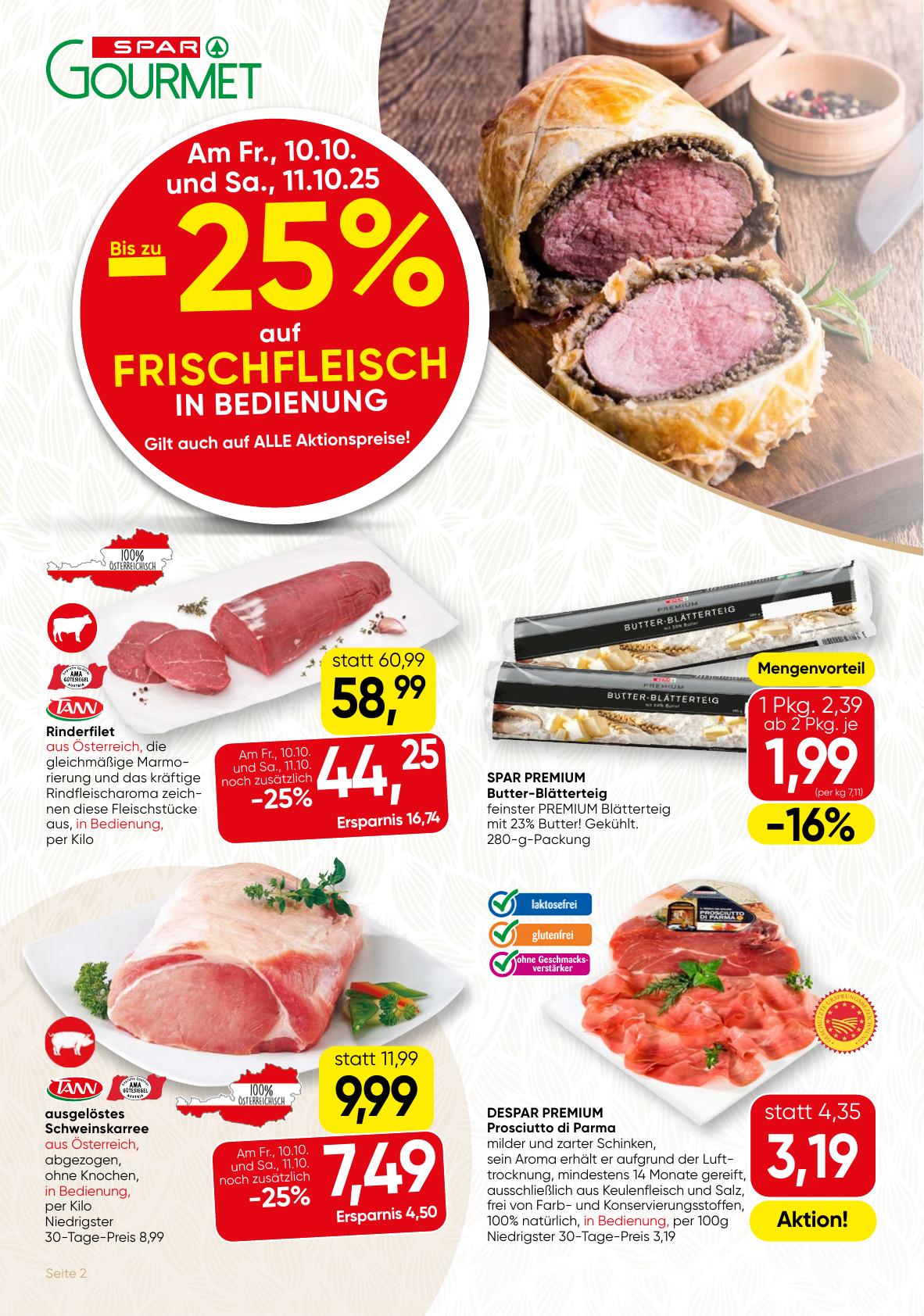 Spar Gourmet flyer page